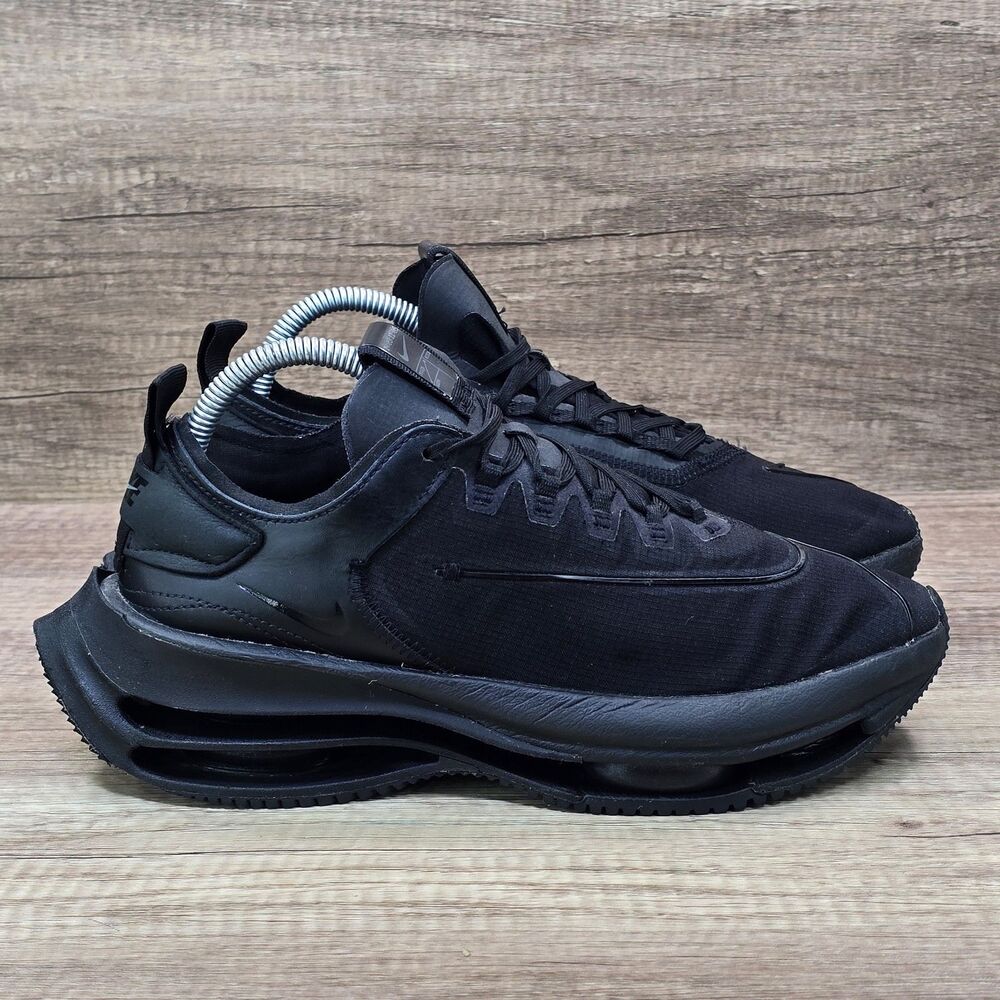 Nike Zoom Double Stacked Women's Size 9 Triple Black Running Shoes (CZ2909-001)